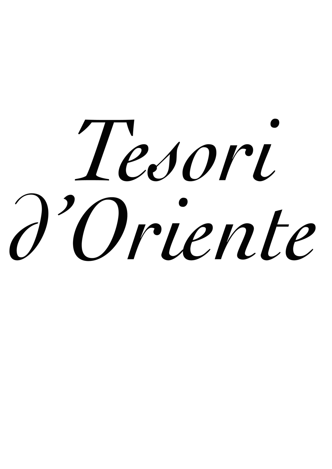 TesoriD'Oriente